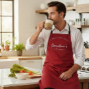 Search for red and white aprons Baking