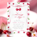 Search for cherry bridal shower invitations Floral