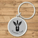 Search for wine bottle key rings Black