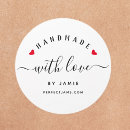 Search for valentines day labels Made with love