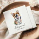 Search for corgi napkins Rehearsal dinner