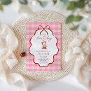Search for red bug invitations Pink and red