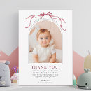 Search for pink bow thank you cards Modern