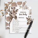 Search for giraffe baby shower games Watercolor
