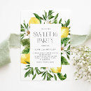 Search for botanical sweet 16 invitations Watercolor