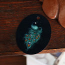 Search for peacock christmas tree decorations Teal