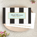 Search for fashion business cards Black and white
