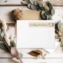 Search for burgandy return address labels Watercolor flowers