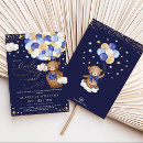 Search for sky baby shower invitations Navy blue
