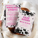 Search for hot pink hens party invitations Disco cowgirl