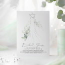 Search for branches bridal shower invitations Watercolor eucalyptus leaves boho