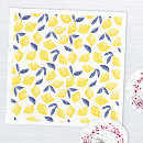 Search for navy blue and yellow napkins Watercolor