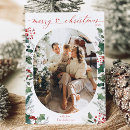 Search for oval christmas cards Green