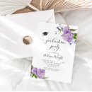 Search for flower graduation invitations High school