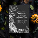 Search for raven halloween invitations Nevermore