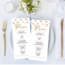Search for pink and gold menus Food