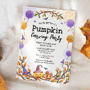 Search for purple and orange invitations Pumpkins