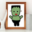 Search for cute monster art Frankenstein