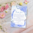 Search for blue hydrangea thank you cards Botanical