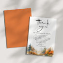 Search for autumn wedding thank you cards Typography