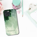 Search for shades of green iphone cases Watercolor