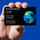 Search for globe business cards Communications