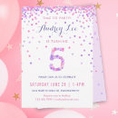 Search for confetti invitations pink