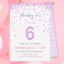 Search for 6 year old girl birthday invitations 6th birthday party
