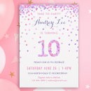 Search for 10 years old girl birthday invitations Pink