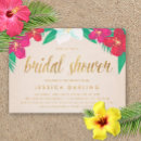 Search for tropical flowers invitations Hawaiian