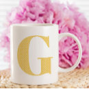 Search for yellow dots mugs Girly