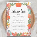 Search for fall in love pumpkin invitations Pumpkins