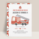 Search for sound the alarm birthday invitations Firefighter birthday party