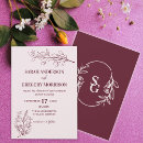 Search for wine wedding invitations Classic