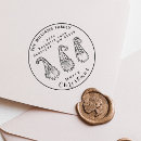 Search for unique return address rubber stamps Rustic