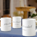 Search for wedding date mugs Calligraphy