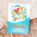 Search for beach ball invitations Splish splash