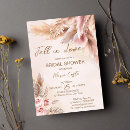 Search for pampas grass bridal shower invitations Floral