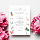 Search for palm tree hens party invitations Tropical