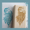Search for peacock rubber stamps Peafowl