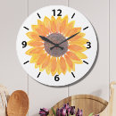 Search for sunflower yellow clocks Watercolor