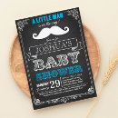 Search for bash baby shower invitations Little man