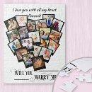 Search for engagement proposal puzzles Will you marry me