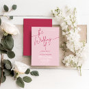Search for magenta pink wedding invitations Simple