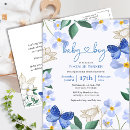 Search for floral butterfly invitations Botanical