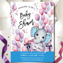 Search for elephant baby boy shower invitations Blue