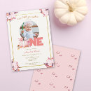 Search for baby turning one invitations Girly feminine