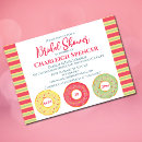Search for donut bridal shower invitations Pink