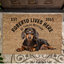 Search for funny dog doormats Home