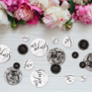 Search for wedding confetti Mr and mrs